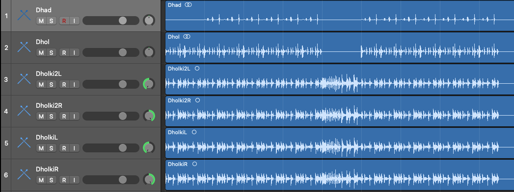 Desi Percussion Set 96bpm F#