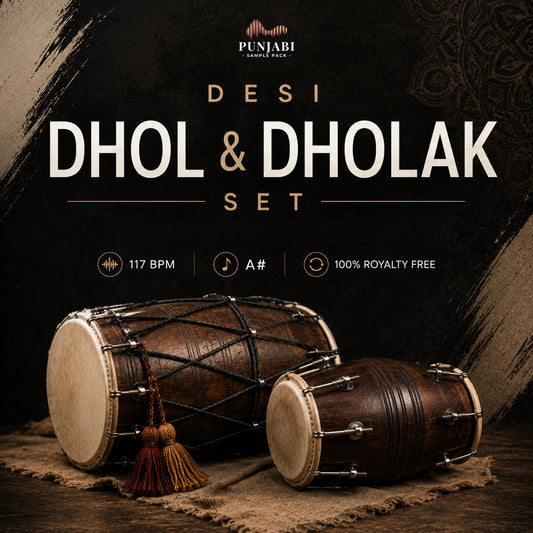 Dhol & Dholak Set 117bpm A#