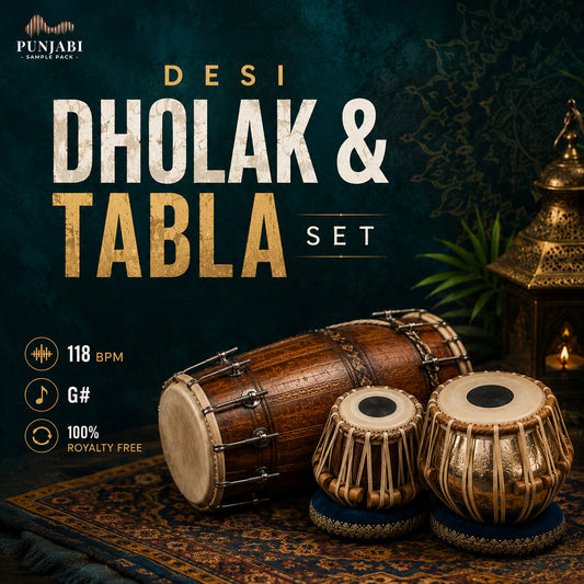 Dholak & Tabla Set 118bpm G#