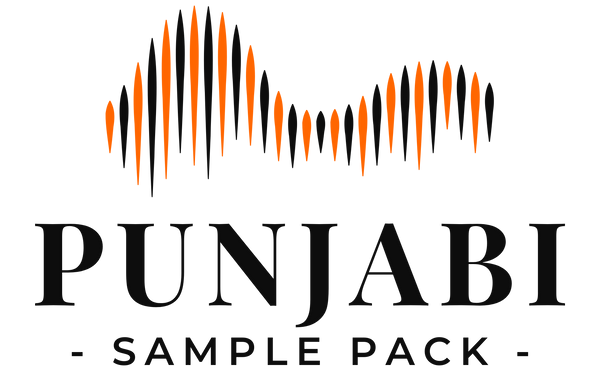 Punjabi Sample Pack Logo in black color